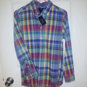 Ralph Lauren Polo multi colored button down (Youth